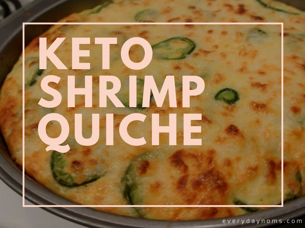 Keto Shrimp Quiche